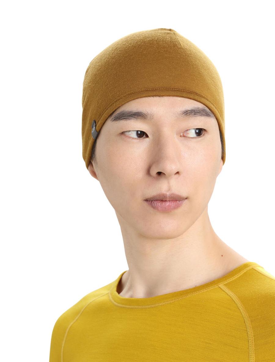 Icebreaker Unisex Merino Pocket Beanie Női Kalap Zöld | HU 1485DFMN